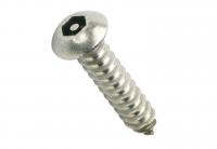 Product image: SELF TAPPER, BUTTON, POST HEX, 304, 10gx1-1/2"