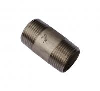 Product image: PIPE PIECE, SCH40, SBE, BSPT, 316, 15NB (1/2") x 150mm