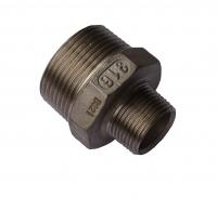 Product image: REDUCING NIPPLE, 316, BSP, 3/8"x1/4"