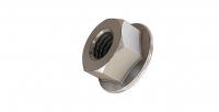 Product image: NUT, HEX FLANGE SERRATED, 304, M5